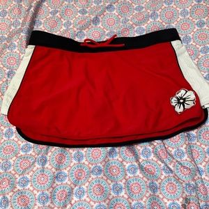 Cute red skirt
